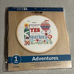 Leisure Arts Cross Stitch Kit - Adventures